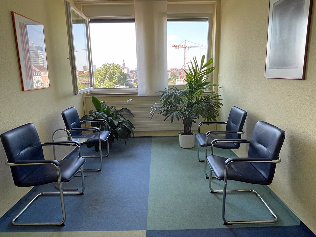 Wartezimmer Psychotherapeutische Praxis